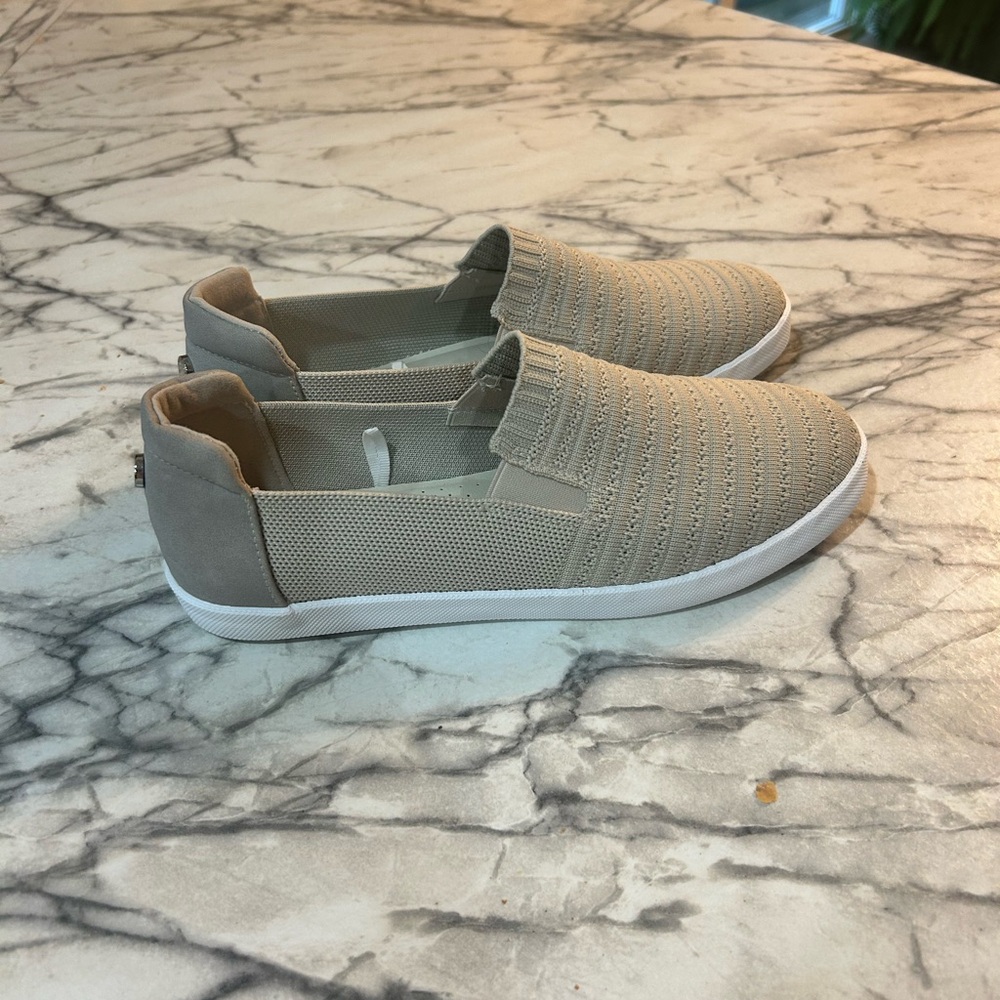Nautica Beige Slip-On Sneakers Size 9